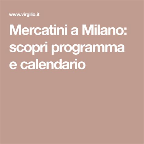 Mercatini a Pontenure: scopri programma e calendario .